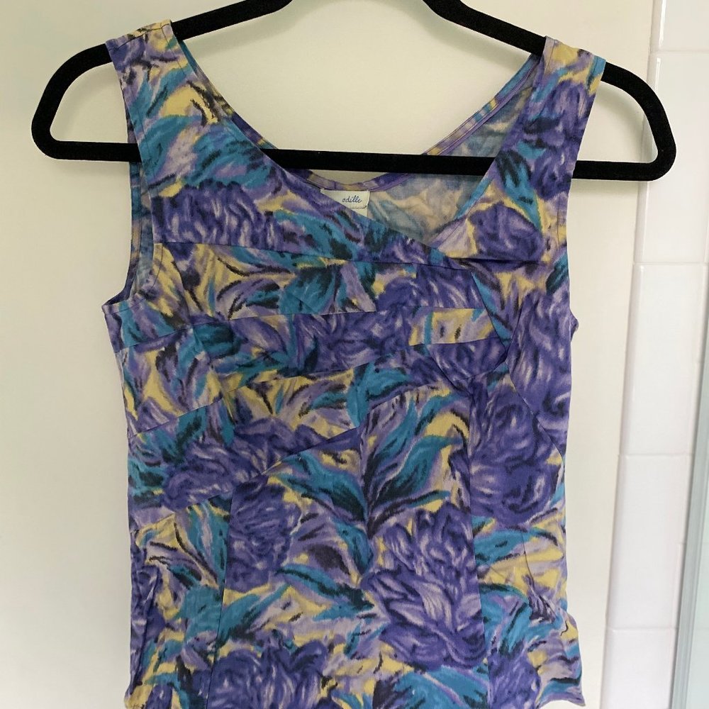 Anthropologie Odette sleeveless blouse
